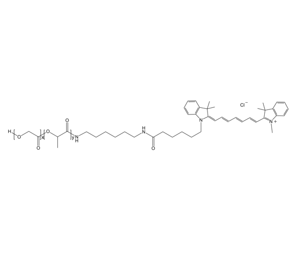 PLGA-CY7,聚乳酸-羟基乙酸-七甲川荧光染料