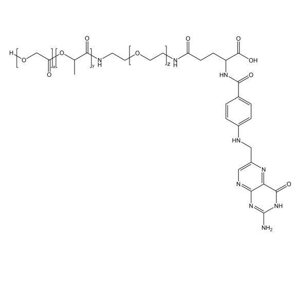 PLGA-PEG-FA,聚乳酸羟基乙酸共聚物-聚乙二醇-叶酸