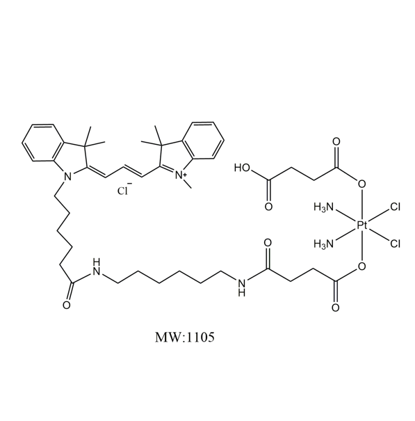 Cy3-Cisplatin,三甲川花菁染料-顺铂