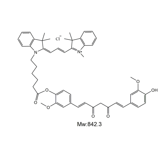 Cy3-Curcumin,三甲川花菁染料-姜黄素