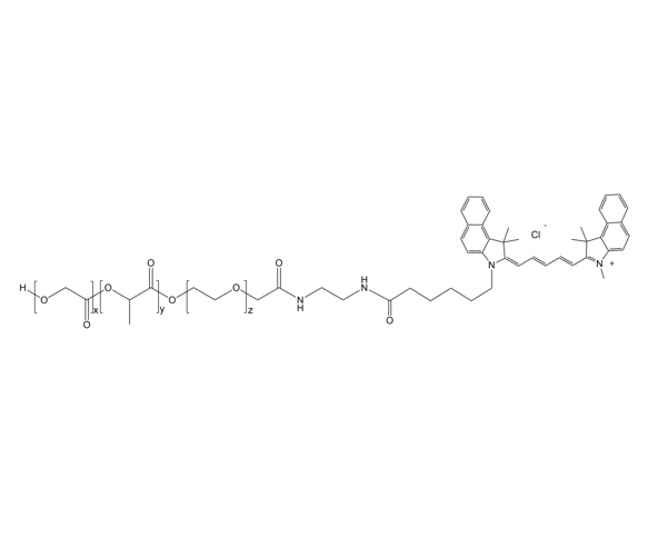 PLGA-PEG-CY5.5,聚乳酸-羟基乙酸-聚乙二醇-花菁染料CY5.5