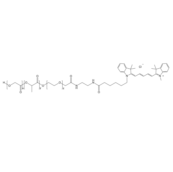 PLGA-PEG-CY5,聚乳酸-羟基乙酸-聚乙二醇-五甲川花菁染料