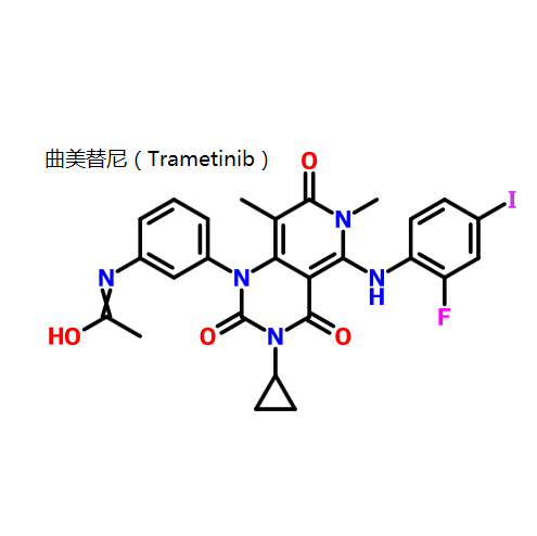 曲美替尼 (GSK1120212) Trametinib CAS ：871700-17-3 的作用机理