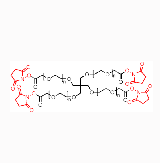 巯基四臂聚乙二醇（20k）  4-Arm-PEG20k-Thiol  巯基四臂PEG20k的产品应用