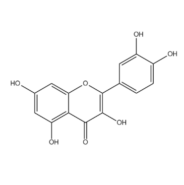 无水槲皮素结构式
