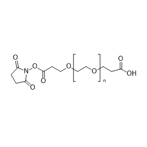 NHS-PEG-COOH,N-羟基琥珀酰亚胺-聚乙二醇-羧基