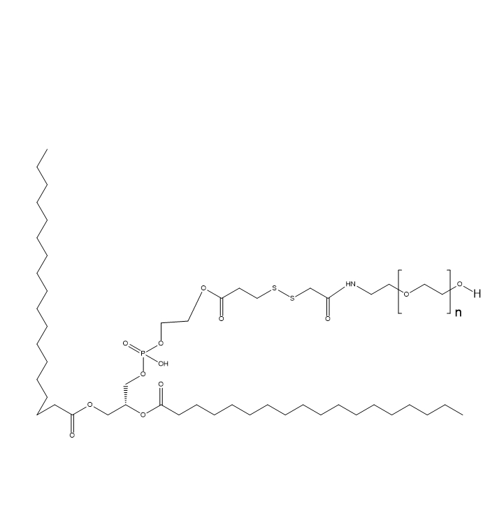 DSPE-SS-PEG,二硬脂酰基磷脂酰乙醇胺-双硫键-聚乙二醇