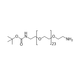 Boc-NH-PEG23-CH2CH2NH2,叔丁氧羰基-氨基-聚乙二醇23-乙二胺