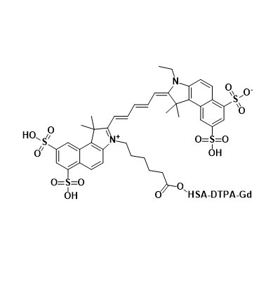 CY5.5-HSA-DTPA-Gd,花菁染料Cy5.5-人血清白蛋白-DTPA-Gd