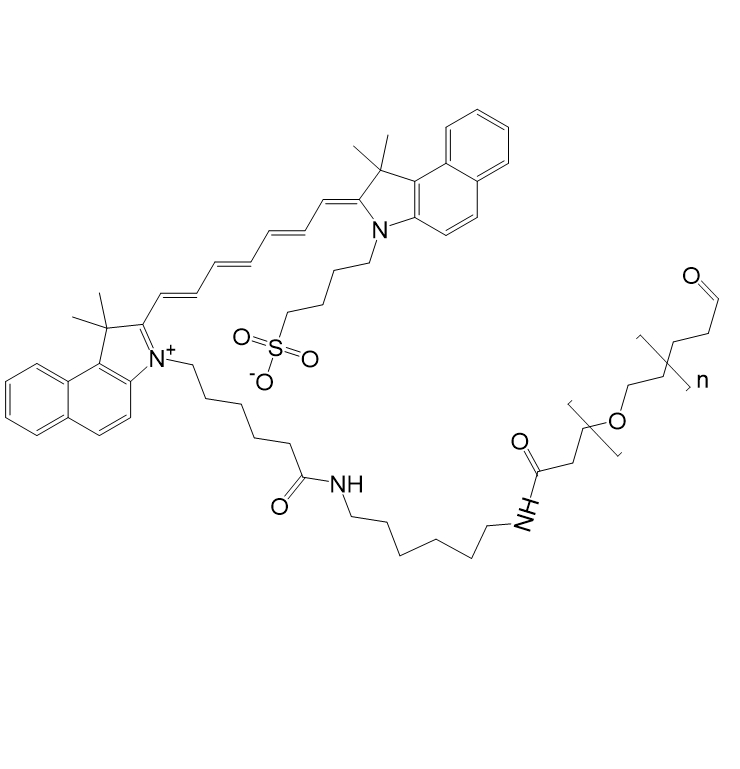 CHO-PEG-ICG,醛基-聚乙二醇-吲哚菁绿
