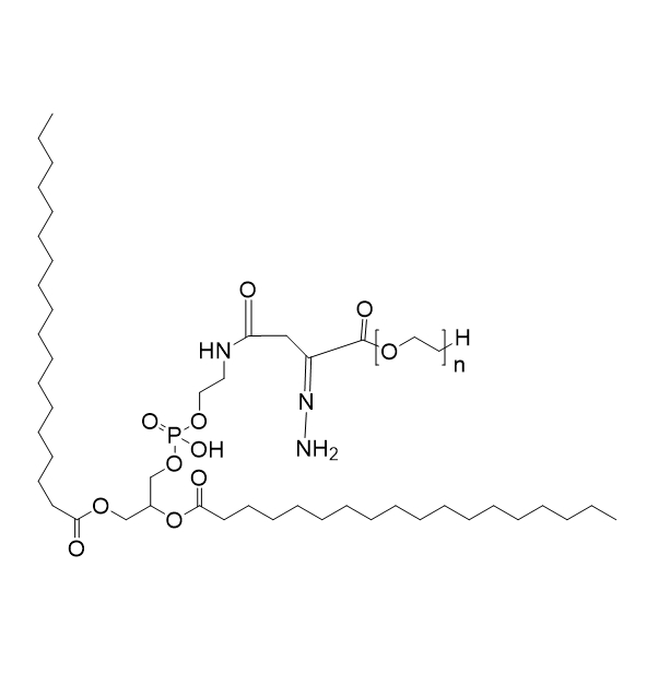 DSPE-Hyd-PEG,1,2-二硬脂酰-sn-甘油-3-磷酰乙醇胺-腙键-聚乙二醇