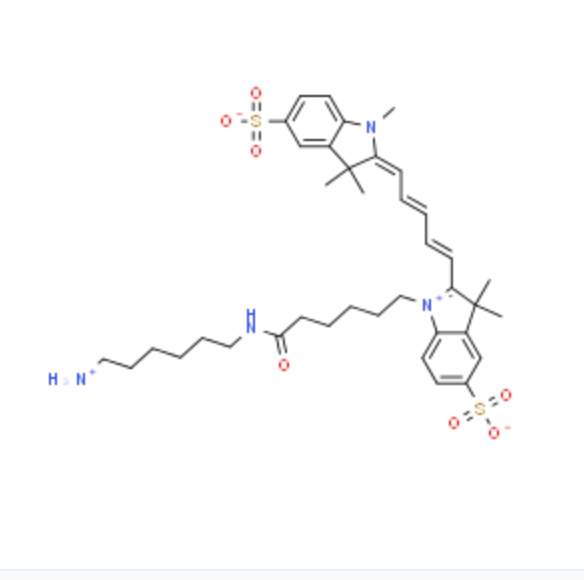 Sulfo-Cy5-NH2,水溶性花菁染料Cy5-氨基