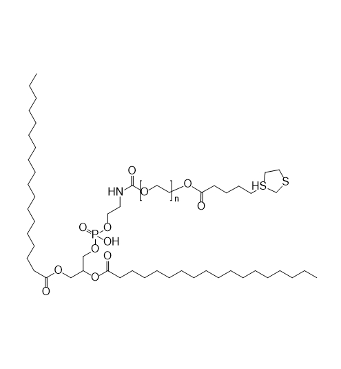 DSPE-PEG-Lipoic acid,二硬脂酰磷脂酰乙醇胺-聚乙二醇-硫辛酸