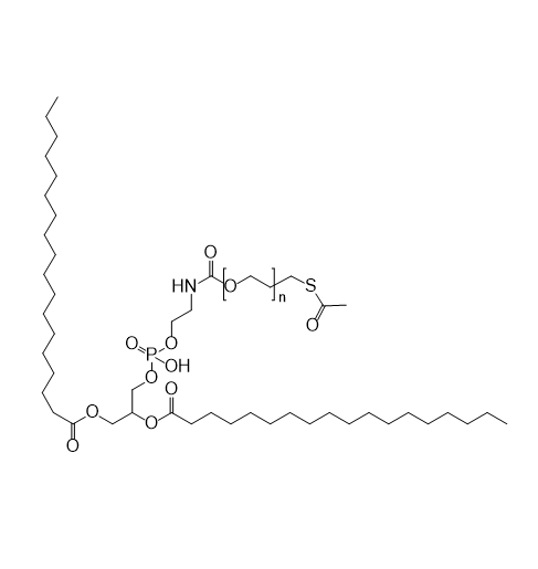DSPE-PEG-Acetylthio,二硬脂酰磷脂酰乙醇胺-聚乙二醇-乙酰硫基