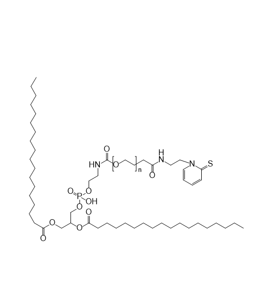DSPE-PEG-OPSS,二硬脂酰磷脂酰乙醇胺-聚乙二醇-巯基吡啶