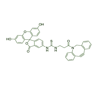 DBCO-FITC,二苯并环辛炔-异硫氰基荧光素