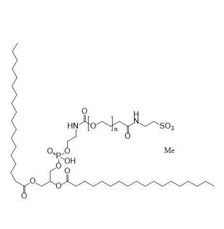 DSPE-PEG-SAS,二硬脂酰基磷脂酰乙醇胺-聚乙二醇-烷基磺酸盐