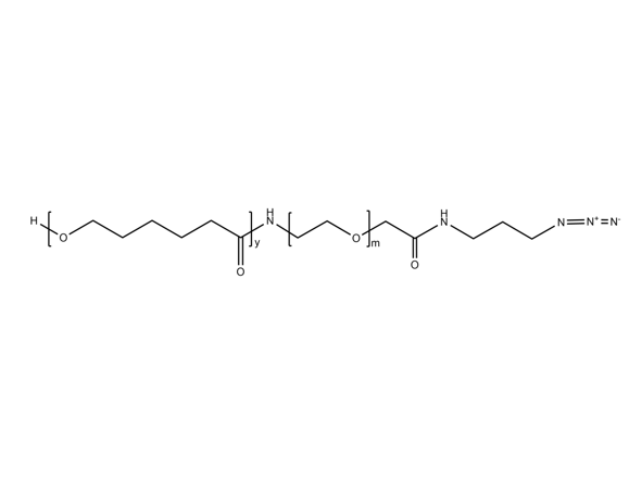 PCL-PEG-N3,聚己内酯-聚乙二醇-叠氮