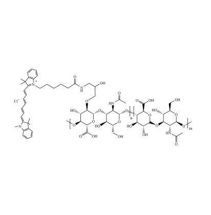Cyanine7-hyaluronan 花菁染料Cy7-透明质酸 Cyanine7-hyaluronic acid的应用
