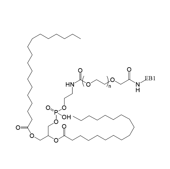 DSPE-PEG-EB1,二硬脂酰基磷脂酰乙醇胺-聚乙二醇-EB1肽