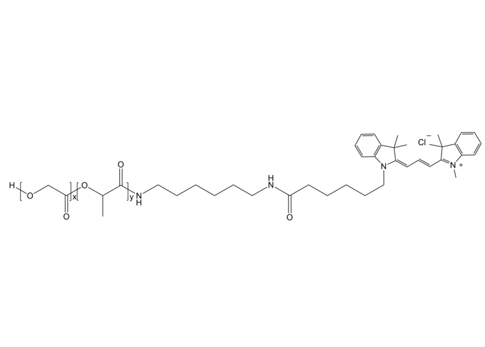 PLGA-CY3,聚乳酸羟基乙酸共聚物-CY3荧光染料