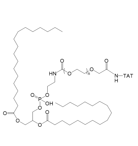 DSPE-PEG-TAT,二硬脂酰基磷脂酰乙醇胺-聚乙二醇-TAT肽