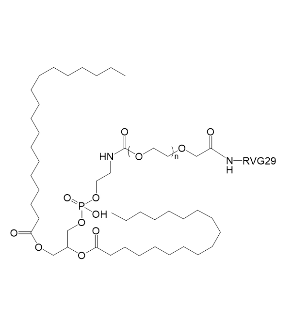 DSPE-PEG-RVG29,二硬脂酰基磷脂酰乙醇胺-聚乙二醇-RVG29肽