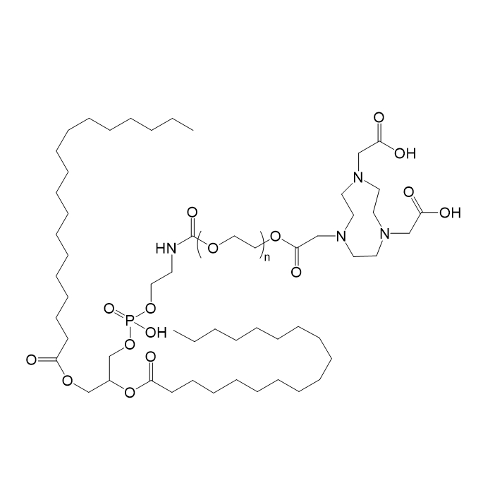 DSPE-PEG-NOTA,二硬脂酰磷脂酰乙酰胺-聚乙二醇-氮杂环辛烷四乙酸
