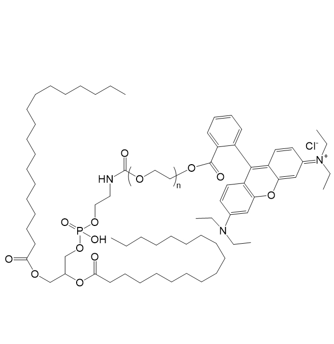 DSPE-PEG-RB,二硬脂酰磷脂酰乙醇胺-聚乙二醇-罗丹明B 