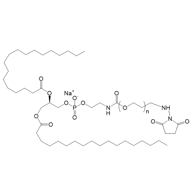 DSPE-PEG-NHS,二硬脂酰基磷脂酰乙醇胺-聚乙二醇-活性酯