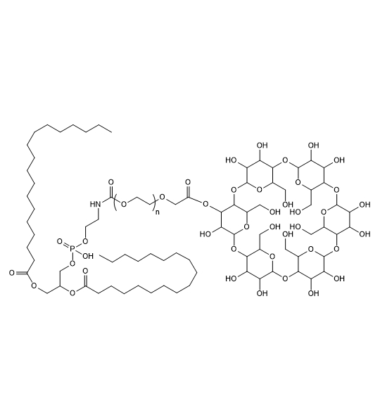 DSPE-PEG-Cyclodextrin,二硬脂酰基磷脂酰乙醇胺-聚乙二醇-环糊精