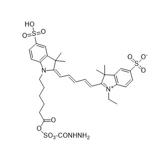 Cy5-SO3-CONHNH2,五甲川花菁染料-磺酰肼