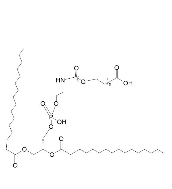DPPE-PEG-COOH,二棕榈酰磷脂酰乙醇胺-聚乙二醇-羧基