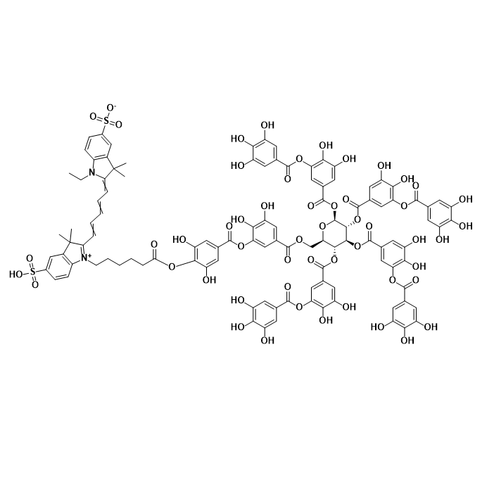 CY5-Tannins,五甲川花菁染料-单宁酸