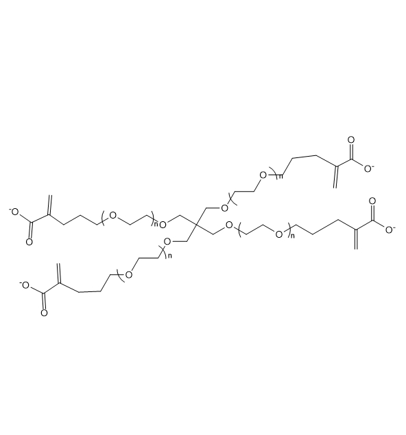 4arm-PEG-MA,四臂-聚乙二醇-甲基丙烯酸酯