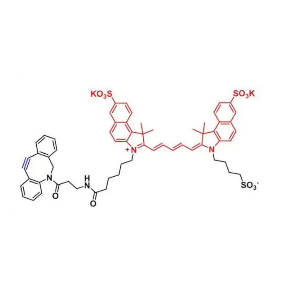 DBCO-trisulfo-Cy5.5,三磺酸-花菁染料Cy5.5-二苯并环辛炔