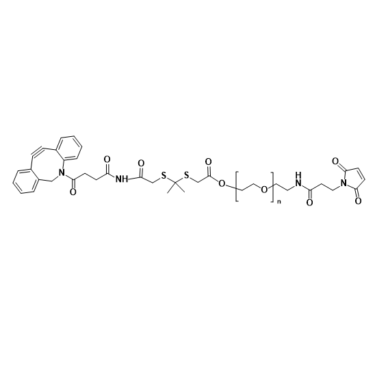 DBCO-TK-PEG-MAL,二苯并环辛炔-酮缩硫醇-聚乙二醇-马来酰亚胺