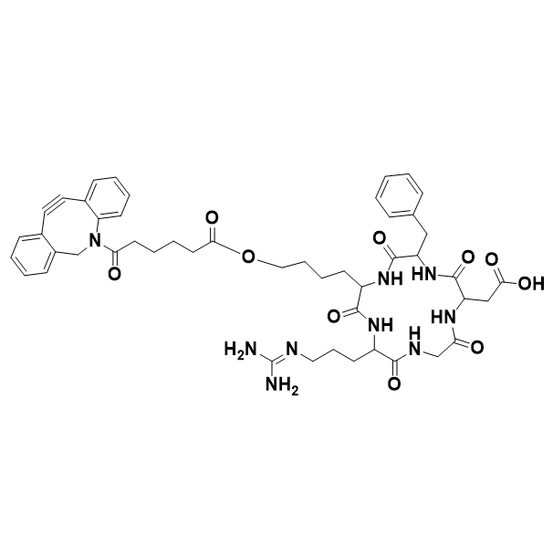 DBCO-c(RGDfK),二苯并环辛炔-环(精氨酸-甘氨酸-天冬氨酸-D-苯丙氨酸-赖氨酸),