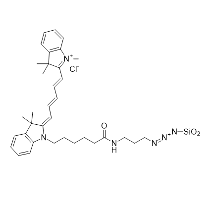 Cy5-N3-SiO2,五甲川花菁染料-叠氮-二氧化硅