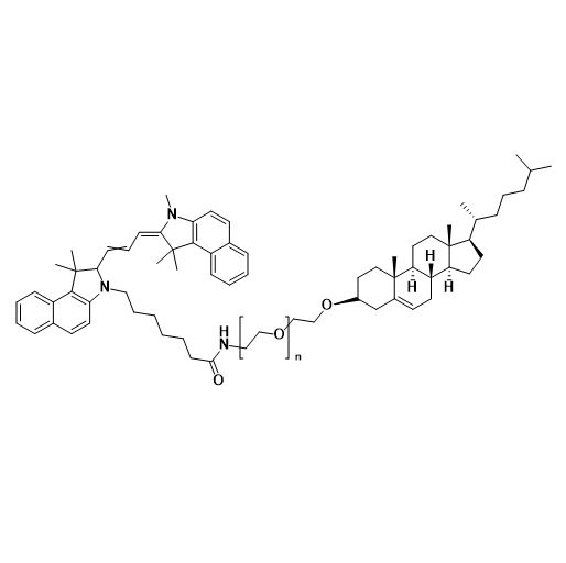 CY3-PEG-cholesterol,三甲川花菁染料-聚乙二醇-胆固醇