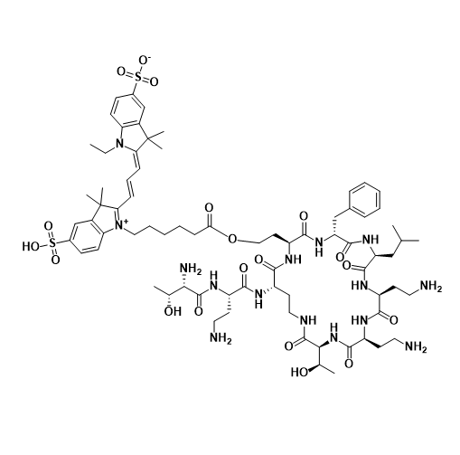cy3-Polynyxin B nonapeptide,三甲川花菁染料-多粘菌素B九肽