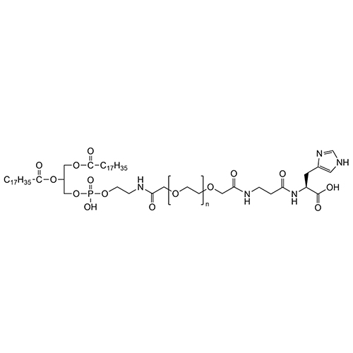 DSPE-PEG-carnosine,二硬脂酰基磷脂酰乙醇胺-聚乙二醇-肌肽