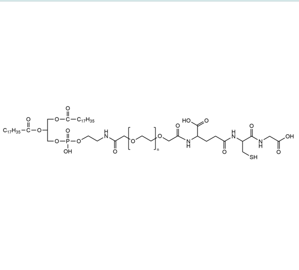 DSPE-PEG-GSH,二硬脂酰基磷脂酰乙醇胺-聚乙二醇-谷胱甘肽