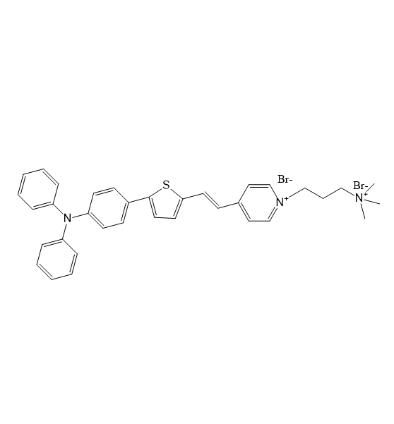 TTVP,四苯乙烯-三苯胺-乙烯-苯水溶性红色聚集诱导发光材料