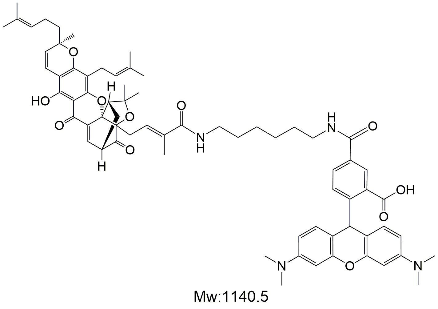 5-TAMRA-Gambogic Acid,5-羧基四甲基罗丹明-藤黄酸