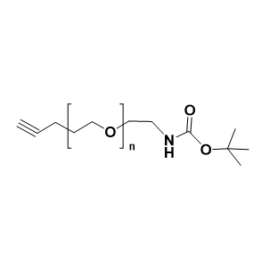 alkyne-PEG-NH-Boc,炔基-聚乙二醇-叔丁氧羰基