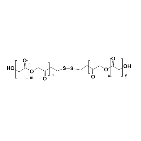 PLGA-S-S-PLGA,聚乳酸-羟基乙酸共聚物-二硫键-聚乳酸-羟基乙酸共聚物
