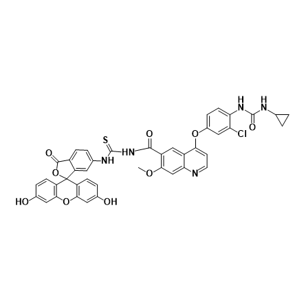 FITC-Lenvatinib,异硫氰酸荧光素-仑伐替尼