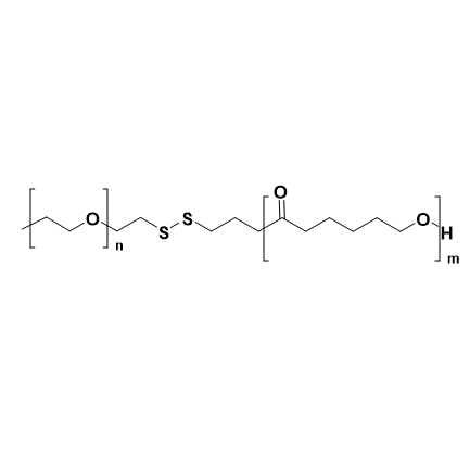 PCL-SS-PEG,聚己内酯-双硫键-聚乙二醇