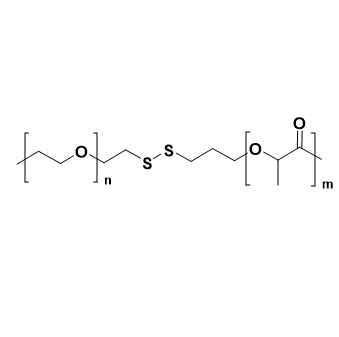 PEG-SS-PLA,聚乙二醇-双硫键-聚乳酸